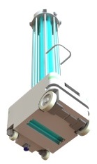 カッティングエッジ　スマートロボティクス　紫外線照射殺菌ロボット