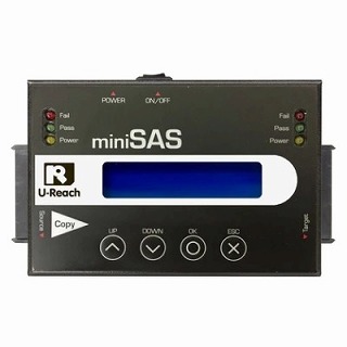 カッティングエッジ U-Reach Mini SAS/SATA HDD SSDデュプリケーター、データ消去装置 SAS-MS118