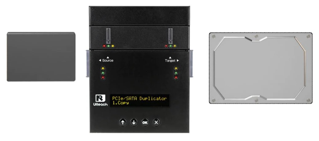 カッティングエッジ U-Reach Mini SAS/SATA HDD SSDデュプリケーター、データ消去装置 NVS-200