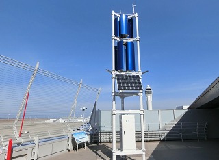 カッティングエッジ ビルの屋上に設置可能なトルネードタービン風力発電装置