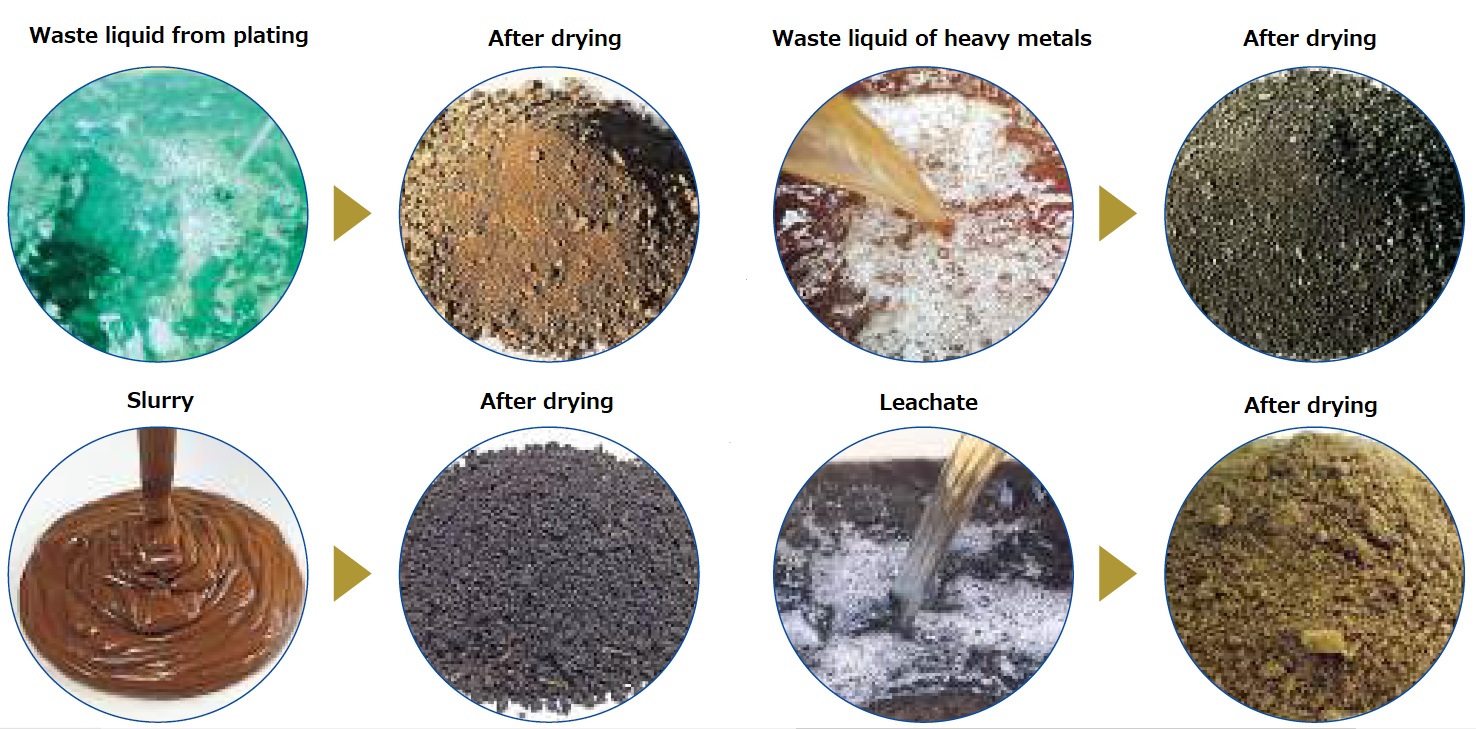 Cutting edge Okadora Cyclone dryer for food waste, fishery waste and sludge