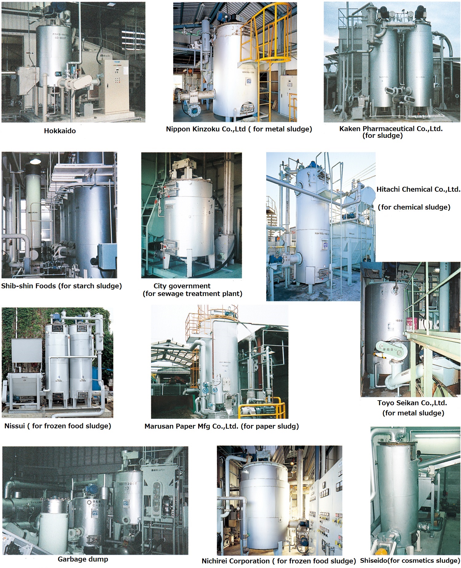 Cutting edge Okadora Cyclone dryer for food waste, fishery waste and sludge