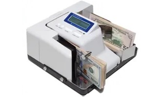 Cutting edge counterfeit note detector