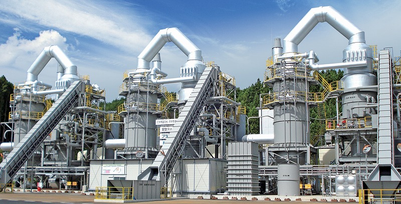Plantec waste vertical combustion plant